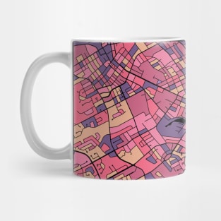 Kitchener Map Pattern in Purple & Pink Mug